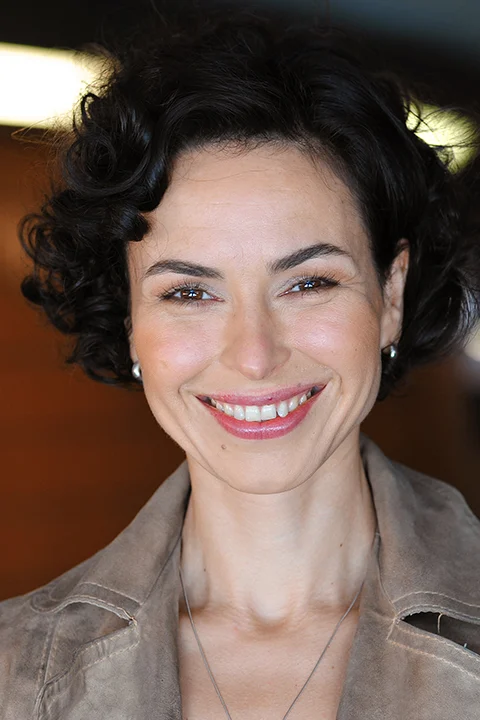 Nadja Schulz-Berlinghoff, Initiatorin des Vorlese-Ensembles, bei einer Live-Lesung